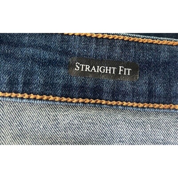 Judy Blue Jeans Womens 15 32 Blue Mid Rise Regular Straight Fit 32X29 Stretch - Picture 7 of 8